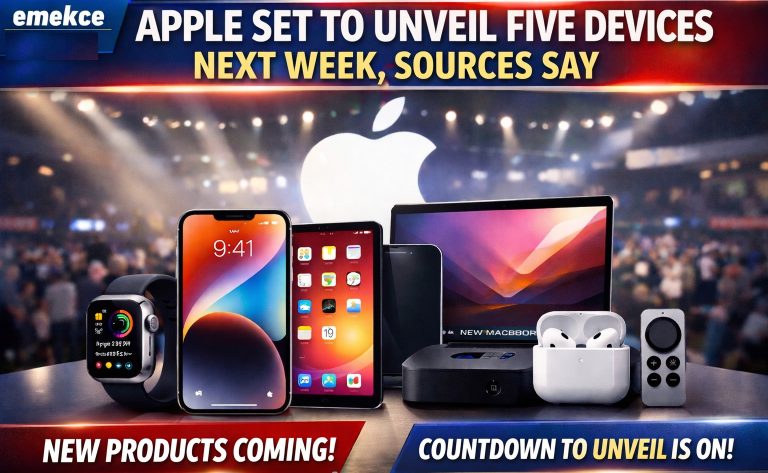 Apple Set To Unveil Five Devices Next Week, Sources Say