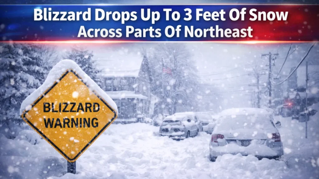 Blizzard Drops Up To 3 Feet Of Snow Across Parts Of Northeast