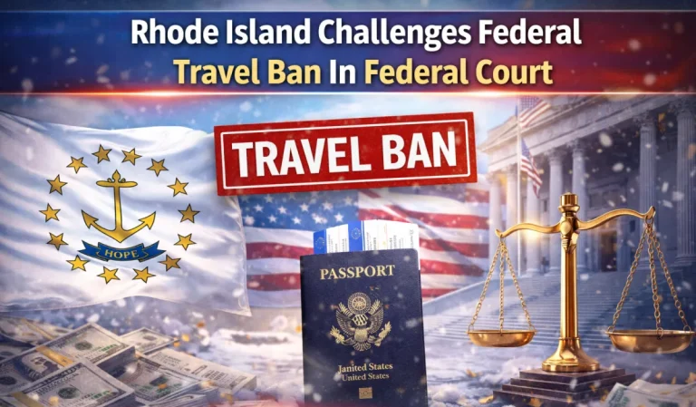 Rhode Island Challenges Federal Travel Ban In Federal Court