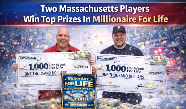 Two Massachusetts Players Win Top Prizes In Millionaire For Life
