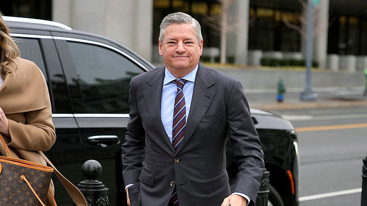 Netflix CEO Ted Sarandos Arrives At White House Amid WBD Talks