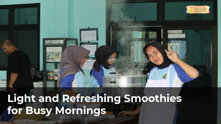 Light and Refreshing Smoothies for Busy Mornings