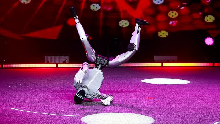 Humanoid Robot Restrained After Erratic Dance At California Eatery