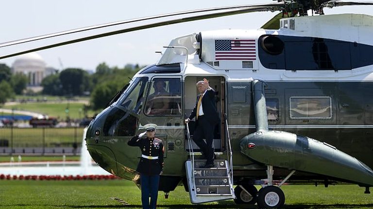 Trump Arrives In China For High-Stakes Talks With Xi Jinping
