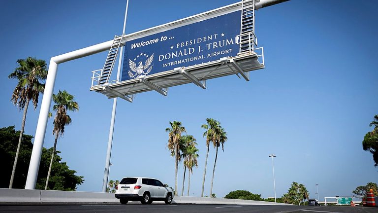 Palm Beach County Renames Airport For Former President Trump