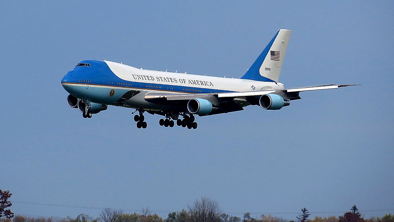Trump Takes First Flight Aboard Qatar Gifted Air Force One