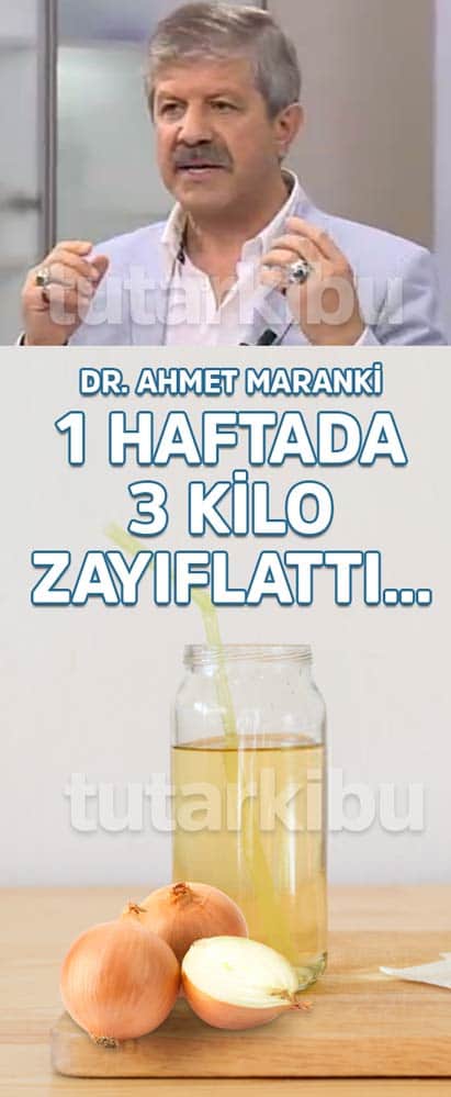 Dr. Ahmet Maranki Zayıflatan Soğan Kürü Tarifi