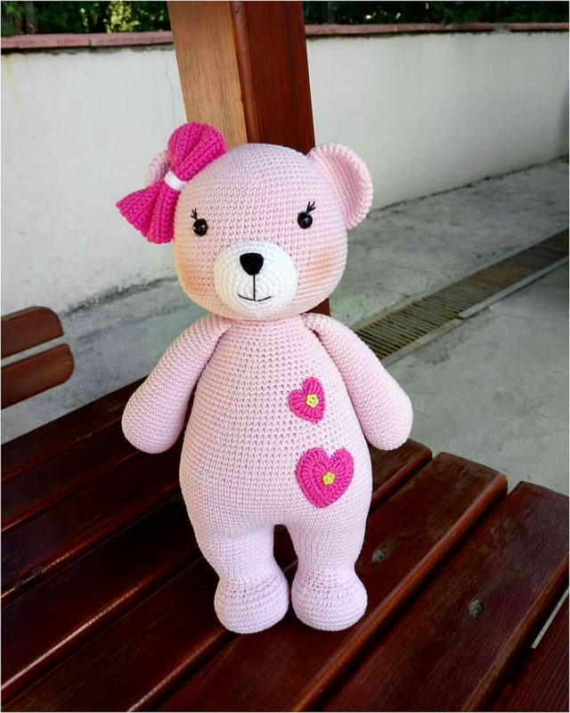 Amigurumi Pembe Ayıcık Yapılışı