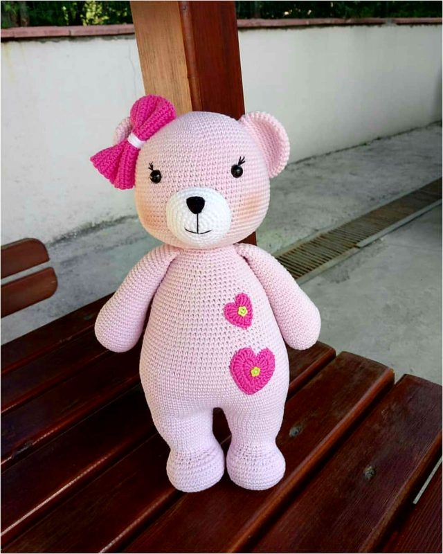 Amigurumi Pembe Ayıcık Yapılışı