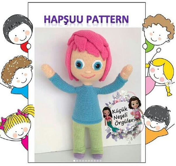 Amigurumi Crochet Hapşuu Doll Free Pattern Yapımı