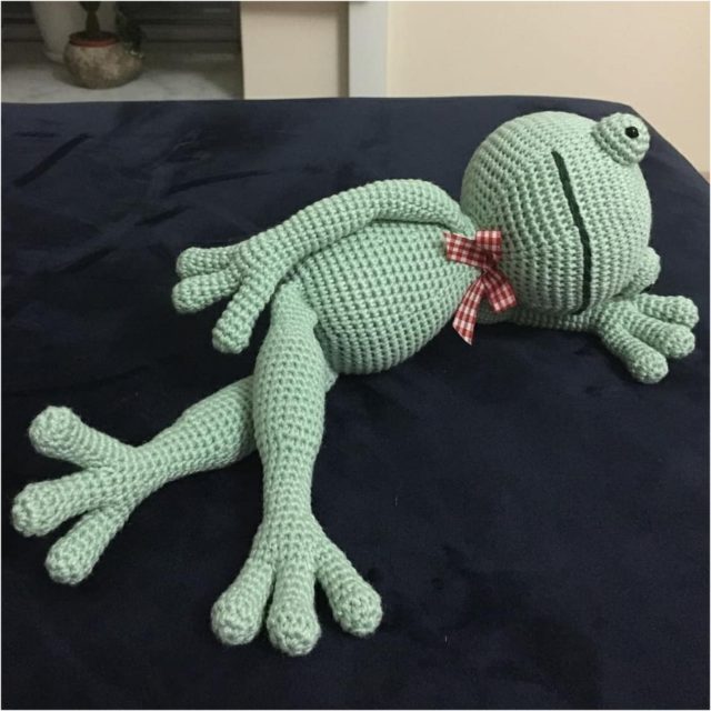 Amigurumi Crochet Kurbağa Free Pattern Yapılışı