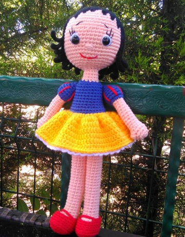 Amigurumi Crochet Pamuk Prenses Free Pattern Yapılışı